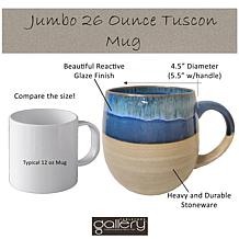 Tabletops Gallery 26oz. Assorted Tuscon Mugs - Set of 4