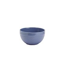 Tabletops Gallery Hobnail 4-Piece Stoneware Mixing Bowl Set - Blues