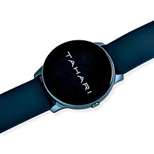 Tahari Ladies Smartwatch with Blue Case - Blue Silicone 