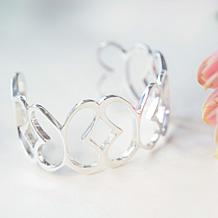 Tanya Moss Sterling Silver Butterfly Cuff Bracelet