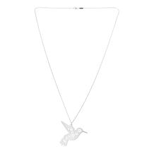 Tanya Moss Sterling Silver Hummingbird Pendant with Chain