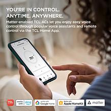 TCL 10,000 BTU Smart Window Air Conditioner with Smart Control