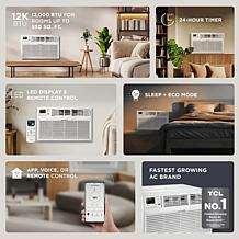 TCL 12,000 BTU 230V Smart Through-the-Wall Air Conditioner with Heat