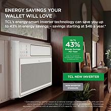 TCL 12,000 BTU Smart Inverter Window Air Conditioner