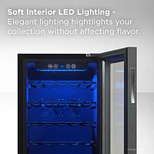 TCL 38-Bottle 3.4 Cubic-foot Wine Cooler with LED Lighting