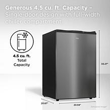TCL 4.5 Cu. Ft. Compact Single Door Refrigerator 