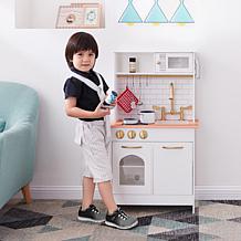 Teamson Kids Little Chef Boston Modern Play Kitchen, White