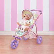 Teamson Kids - Magical Dreamland Baby Doll Jogging Stroller