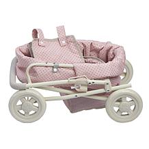 Teamson Kids Olivia's World Polka Dots Princess Doll Deluxe Stroller