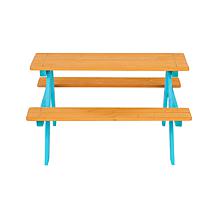 Teamson Kids Outdoor Wood Picnic Table and Chair Set