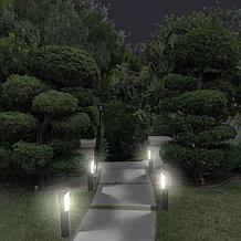 Techko Solar Garden and Walkway Light Directional Amber or White Light