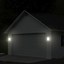 Techko Solar Wall Amber or White Light