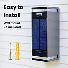 Techko Solar Wall Light Dual Direction Amber or White Light
