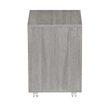 Techni Mobili 2 Drawer Rolling Filing Cabinet with Storage - Grey