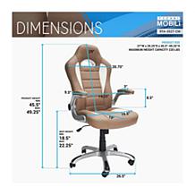 Techni Mobili High Back Executive Chair with Flip-Up Arms