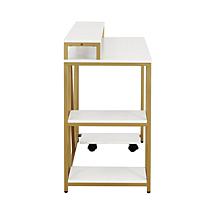 Techni Mobili Industrial Writing Desk, Black