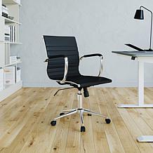 Techni Mobili Modern Medium Back Executive Office Chair