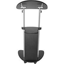 Techni Mobili Sit-to-Stand Adjustable Laptop Pedestal on Wheels