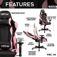 Techni Sport TS-4300 Ergonomic High-Back Racer Style PC Gaming Chair