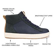 Territory Mens Carlsbad Knit High Top Sneaker
