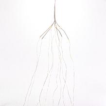The Gerson Company 6' White Curtain Light String with 600 LED Lights