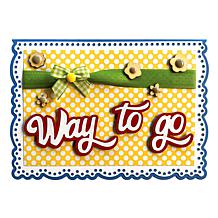 The Stamps of Life 5x7 Deckle Edge Card Base Die Set