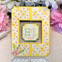 The Stamps of Life A2 Reverse Corner Square Criss Cross Card Die Set