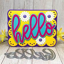 The Stamps of Life Big Word Hello Die Set