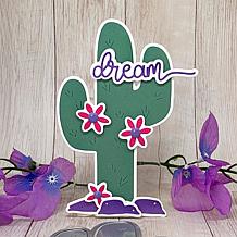 The Stamps of Life Cactus Mini Shaped Card Slimline Fold-it