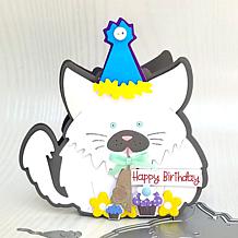 The Stamps of Life Cat Fluffy Animal Fold It Die Set