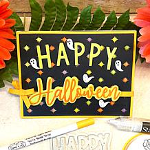 The Stamps of Life Cheerful Halloween Word Die Set