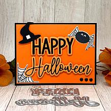 The Stamps of Life Cheerful Halloween Word Die Set