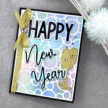 The Stamps of Life Cheerful Happy New Year Die Set