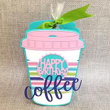 The Stamps of Life Coffee Cup Shaped Card Fold-it Die Set