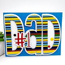 The Stamps of Life Dad Shaped Card Fold-it