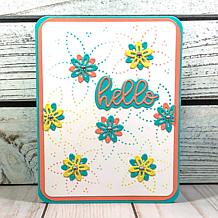 The Stamps of Life Dotted Flower Background Die Set