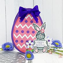 The Stamps of Life Easter Egg A2 Shaped Card Fold-it Die Set