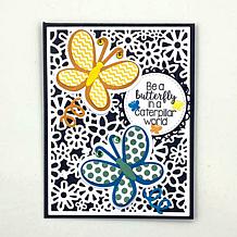 The Stamps of Life Floral Frenzy Background Die Set