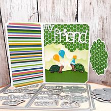 The Stamps of Life Flower Fold Over Card Die Set