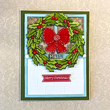 The Stamps of Life HollyWreath2Stamp Dies