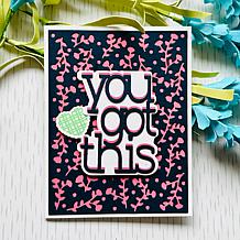 The Stamps of Life Just Breathe Serif Words Die Set