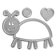 The Stamps of Life Ladybug Cute Fold It Die Set