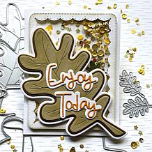 The Stamps of Life Leaf A2 Shaped Card Fold-it Die Set