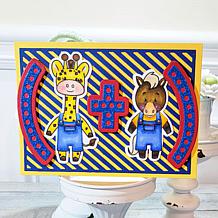 The Stamps of Life Little Peeps Giraffe & Horse