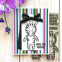 The Stamps of Life Little Peeps Zebra Clear Stamp Set