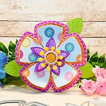 The Stamps of Life Newport Flower A2 Shaped Card Fold-it Die Set