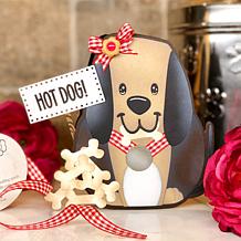 The Stamps of Life Puppy A2 Shaped Card Fold-it Die Set