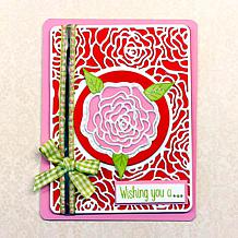 The Stamps of Life Rose Background Die Set