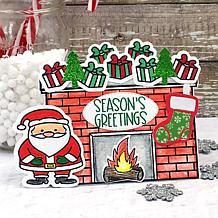 The Stamps of Life - Santa & Snowman Pudgie Stamps