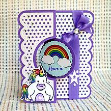 The Stamps of Life Scalloped Edge Circle Flip-It Card Die Set